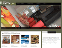 Tablet Screenshot of hotelenzo.com.ar